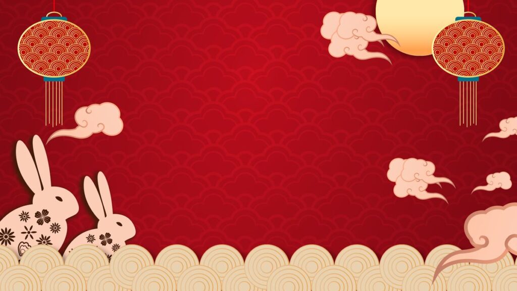 Background Đêm Hội Trăng Rằm