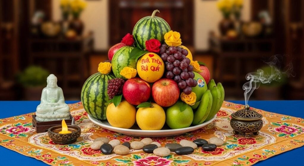 Cách bày mâm hoa quả và ý nghĩa phong thủy