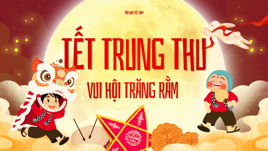 Mẫu 2: Poster “Vui hội Trăng Rằm”