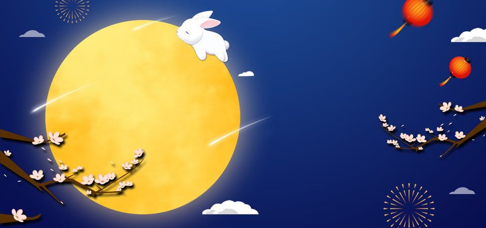 Mẫu background vầng trăng tròn