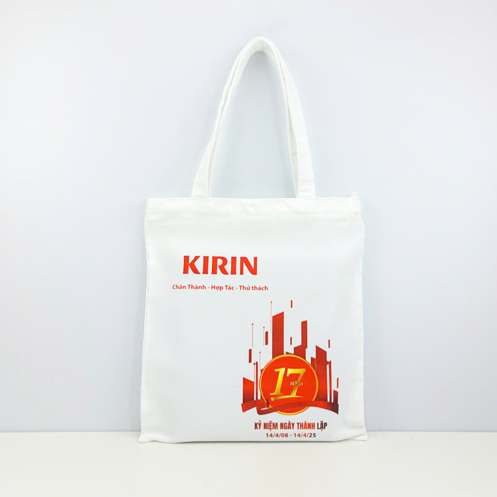 Túi vải canvas in logo